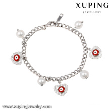 71959 Mode Schöne Rhodium Farbe Auge Perle Schmuck Werbe Armband